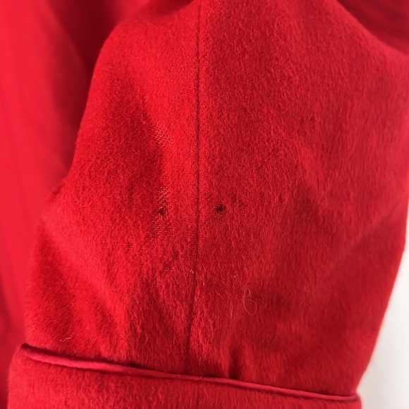 Neiman Marcus Cashmere Silk Robe Size Medium- Beautiful red - Picture 7 of 14